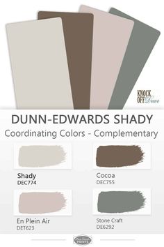 the durn - edwards shade is shown in different shades