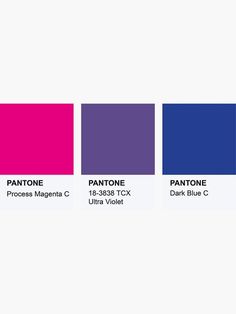 pantone's color chart for the new york city subway system, including blue, pink, and purple