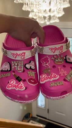 Costume Crocs, Baddie Crocs, Barbie Crocs