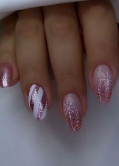 #ChallengedesFêtes Elegant Nail Art, Classy Nail Designs, School Nails, Acrylic Nails Coffin Pink, Vacation Nails, Classy Nails