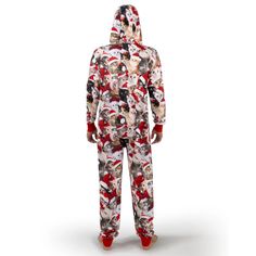 COMPLETE FESTIVE SET: Adults Cute Cat Print Christmas Hooded Pajamas includes a comfy and fun hooded Pajamas featuring an adorable 3D cute kitten print pattern, convenient 2 side pockets, and loose silhouette, providing both comfort and style.perfect for embracing the holiday spirit during Christmas.HIGH-QUALITY MATERIAL: Crafted from 100% polyester, this Adults Loose Christmas Hooded Pajamas is made from high-quality material that has undergone safety testing. Convenient Pockets Christmas Holid Holiday Jumpsuit Outfit, Adult Christmas Pajamas, Holiday Jumpsuit, Pajama Outfit, Jumpsuit Outfit, Cute Kitten, Christmas Pajamas, Cat Print, Everyday Wardrobe