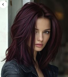 Dark Red Hair Ideas, Red Hair Ideas, Deep Auburn, Beauty Confidence, Rambut Brunette, Hairstyle Names, Dark Red Hair