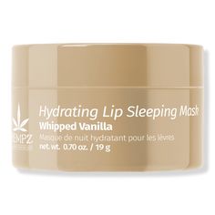 Vanilla Hydrating Lip Sleeping Mask - HYDRATING LIP SLEEPING MASK VANILLABenefitsDesigned to work while you sleep so lips feel prepped when you wake upHelps soothe and hydrate dry, flakey lips overnightCan be used during the day for softer, smoother lipsIncludes a small cosmetic spatula for mess-free applicationKey IngredientsHemp Seed Oil: rich in omega fatty acids to protect skin and seal in moistureShea Butter: works as an emollient to soften and hydrate skin - Vanilla Hydrating Lip Sleeping Mask Vanilla Face Mask, Dream Vanity, Makeup Bag Organization, Foundation Shades, Neck Cream, Lip Sleeping Mask, Exfoliate Face, Hydrating Mask, Skincare Tools