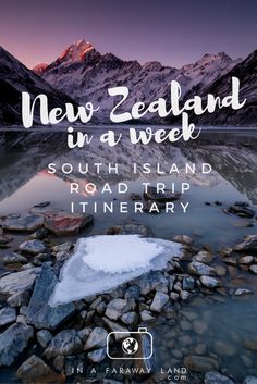 new zealand in a week - south island road trip itinerary ebook cover image