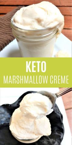 keto - friendly marshmallow fluff is an easy dessert that's ready in less than 30 minutes