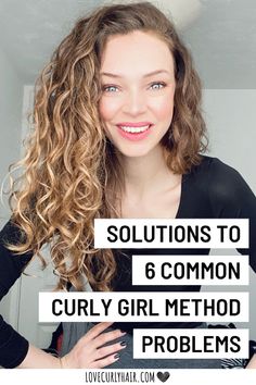 Curly Hair Method Steps, Air Dry Curls, Curly Girl Method Routine, Curly Girl Method Products, Curly Girl Problems, Frizzy Hair Solution, Hair Ingredients, The Curly Girl Method, Hair Curl