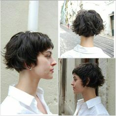 Mini Bob, Wavy Bob Haircuts, Oval Face Hairstyles, Curly Bob Hairstyles, Penteado Cabelo Curto, Trending Hairstyles