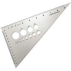 PRICES MAY VARY. 10” LENGTH – Aluminum drafting triangles are useful tools for educational and professional use 30° / 60° / 90° DESIGN – Drafting triangle features holes up to 1" in diameter ALUMINUM CONSTRUCTION – Drafting triangles made from high-quality aluminum for long-term use without cracking or discoloration INCH AND CENTIMETER CALIBRATIONS – Aluminum metal drafting triangles are calibrated in both inches and centimeters for flexibility in professional drafting QUALITY IMPRINTING – Draft 90 Design, Drafting Tools, Teaching Materials, 90 Degrees, Tool Kit, Aluminum Metal, Triangles, Educational Crafts, Office And School Supplies