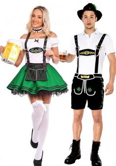 World Themed Party, Bavarian Costume, Garden Outfit, Teletubbies Costume, Beer Maid, Open Skirt, Oktoberfest Halloween, German Costume, Oktoberfest Costume