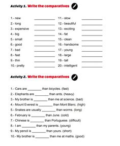 the worksheet for an activity to help students learn how to read and write