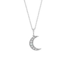 "Opal Crescent Moon Pendant or Necklace Stone Type: Cabochon White Opal Pendant Length: 22.19mm (0.87in) Pendant Width: 11.37mm (0.45in) Chain Passage Dimensions: 3 x 2.25mm Chain Length: 16-18\" Chain Style: Cable Chain Width: 1.0mm Clasp Type: Spring Ring Available Metals: 14KY, 14KR, 14KW, Platinum Available as pendant only or as necklace with adjustable chain, 16-18\" length. If in-stock, this item will ship within 1-5 business days. However, if out-of-stock, this item will be made to order. Elegant Crescent Birthstone Jewelry, Elegant Crescent Shaped Birthstone Jewelry, Elegant Crescent-shaped Birthstone Jewelry, Formal Moon Phase Sterling Silver Jewelry, White Gold Moon-shaped Jewelry For Formal Occasions, Formal White Gold Moon-shaped Jewelry, Formal White Gold Moon Shaped Jewelry, Silver Crescent Necklace Fine Jewelry, Silver Crescent Necklace In Fine Jewelry Style