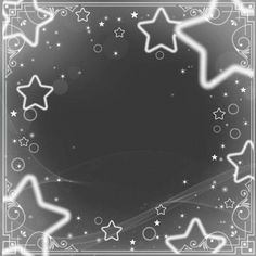 a black and white photo with stars on it