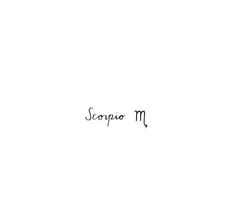 the word scorpa written in cursive writing