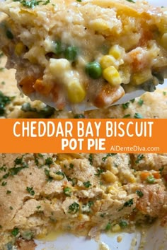 this cheddar bay biscuit pot pie is an easy and delicious side dish