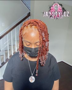 Twist With Beads, Short Passion Twist, Natural Hair Braids, Hair Beads, Body Hair, Aesthetic Hair, Protective Styles