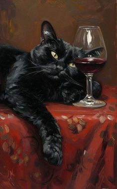 https://www.boredpanda.com/premium-quality-handmade-paintings/?utm_source=pinterest27&utm_medium=link&utm_campaign=direct Painting Of Black Cat, Cat Wall Painting, How To Draw A Black Cat, Black Cat Acrylic Painting, Black Cats Aesthetic, Art Paintings Aesthetic, Cat Painting Funny, Cat Painting Easy, Best Painting Ever