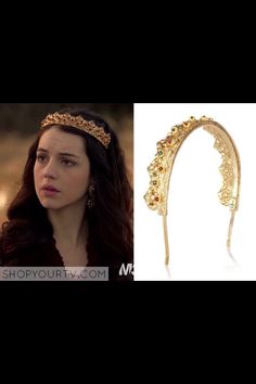 Crown Reign Season 1, Gold Crown Headband, Goddess Crown, Tiaras Jewellery