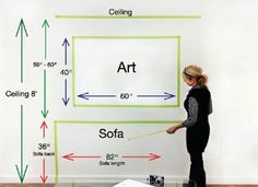 a woman standing in front of a whiteboard with an arrow pointing to the word art