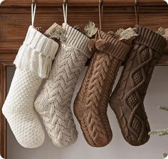 Amazon.com: : All Departments Stocking Decorations, Fireplace Stockings, Knit Stockings, Twist Styles, Xmas Stockings, Christmas Party Decorations, Holiday Memories, Fashion Toys, Holiday Home Decor