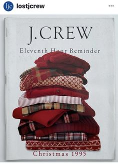 the cover of j crew's book, elevent hour reminder christmas 1939