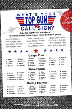 Unique Callsign, Callsign Ideas, Pilot Party, Call Sign, Sign Printing, Party Signs, Printable Signs, Sign Poster