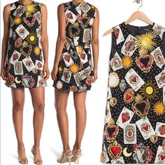 100% Authentic Dolce & Gabbana Luxury Silk Dress. A Fabulously Fun Print ( Tarot Cards) Adorns This Chic Shift Dress, Perfect For A Soiree Look! Brand New With Tags, Never Worn. Mambo Dress, Chic Shift Dresses, Terry Cloth Dress, Pineapple Dress, White Shift Dresses, Abstract Print Dress, Silk Shift Dress, Dolce And Gabbana Kids, Dolce Gabbana Dress