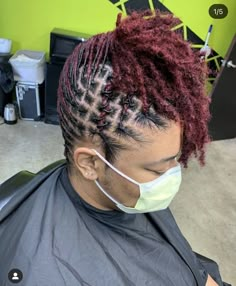 Braided Loc Updo, Locs Ideas, Hairstyles Locs, Loc Updo, Dreadlocks Styles, Mohawk Styles