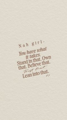 a piece of paper with the words nanh girl written on it in brown ink