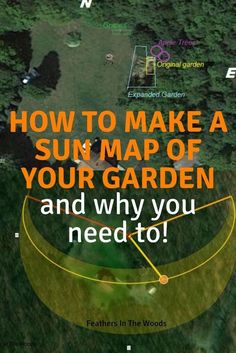 the cover of how to make a sun map of your garden and why you need to