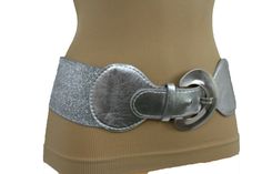 Trendy Fashion Unique, Chic Jewelry Accessory Belt - Round Buckle Style : Fashion / Hot Fancy / Elegant Dressy / Waist / Hip / High Waist / Popular / Premium Material: Faux Leather Elastic Fabric Waistband Color : Silver Adjustable Can Fit Size Small - MediumWaist Size: About 29" - 35"Belt Width : About 3"Occasion: Party, Prom, Wedding, Bridal, Office, Cocktail, Gift, Christmas, This Is A Very Beautiful Fashionable Luxury Divas BeltChic And Unique That Can Add A Lot For Any OutfitGreat Christmas Trendy Fashion Jewelry, Shiny Fabric, Corset Belt, Dressy Fashion, Chic Jewelry, Dressy Casual, Retro Look, Metal Buckles, Unique Fashion