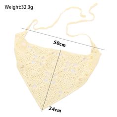 アイコングラフィックグリッドで編まれたかぎ針編みのバンダナ。紐結び付き。

- 綿100
- 手洗い
？ギフト用の箱？
花、葉、植物で構成されています。ギフトボックスの素材はすべて自然から来ており、自然に戻ります。当社のジュエリーにぴったり合う完璧な選択です。
寸法: 105 x 105 x 35 mm
S詳細:?かぎ針編みバンダナ Crochet Lace Bandana, Lace Bandana, Return To Nature, Black Bandana, Crochet Bandana, Sleep Clothes, Reindeer Headband, Corset Crop Top, Cocktail Attire