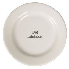 Shaming slogans on tableware by Fishs Eddy Snacks Saludables, Healthy Food Motivation, Side Plate