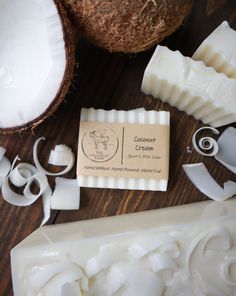 Perfect fo relaxing after a long day in the sun with notes of sweet coconut, vanilla, almond, papaya, and cocoa. Soap Shavings, Coconut Shavings, Sodium Hydroxide, Distilled Water, The Calm