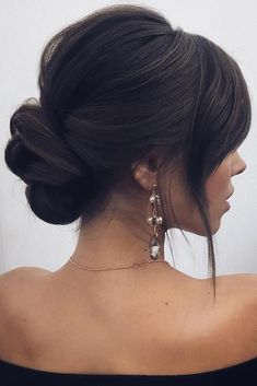 Sanggul Modern, Bridal Hair Updo, Elegant Wedding Hair, Best Wedding Hairstyles, Bridesmaid Hair Updo, Low Bun, Wedding Hairstyles Updo, Wedding Forward