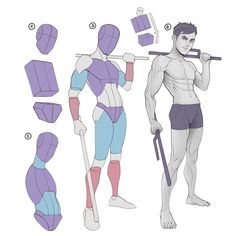 an image of a man doing exercises for muscles