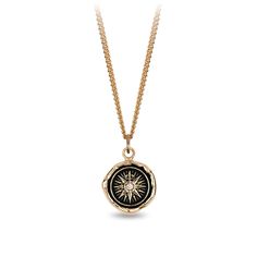 The compass rose on this talisman helps you to find direction and keep you on the path to your heart's true desires. Travel Yellow Gold Jewelry With Compass Design, Timeless Medallion Jewelry With Compass Design, Luxury Compass Medallion Jewelry, Luxury Compass Design Medallion Jewelry, Rose Gold Round Jewelry With Compass Design, Round Rose Gold Jewelry With Compass Design, Celestial Yellow Gold Jewelry With Compass Design, Timeless Round Compass Design Jewelry, Timeless Compass Design Jewelry