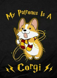 a corgi t - shirt that says, my patron is a corgi