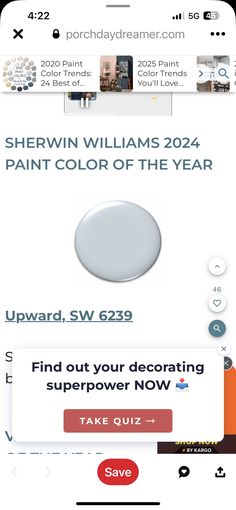 Trending Paint Colors, Color Of The Year, Super Powers, Color Trends, Paint Colors, Paint, Color, Paint Colours