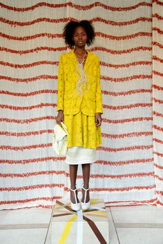 Bring out the #sunshine at Chris Benz #MBFW at Avery Fisher Hall Future Wardrobe, Sunny Yellow, Mellow Yellow, The Sunshine, New York Fashion, Mercedes Benz