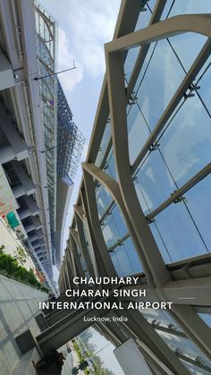 an image of the cover of a book called chaudhary charan singh international airport