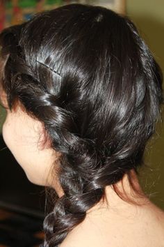 Katniss braid Katniss Everdeen Hairstyles, Katniss Hairstyle, Katniss Everdeen Braid, Katniss Hair, Katniss Braid, Braid Hairdo, Side Swept Braid, Purim Costumes