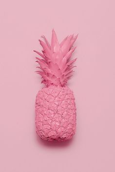 a pink pineapple on a pink background