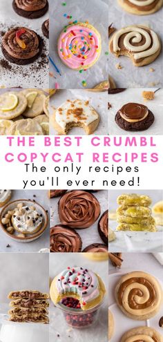 The best Crumbl cookies copycat recipes Cookie Copycat Recipes, Crumbl Cookie Copycat, Copycat Crumbl Cookie, Crumbl Cookies, Cookies From Scratch, Lost 100 Pounds