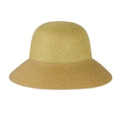 MAGID WOMEN'S PAPER STRAW BUCKET SUN HAT Size: One Size.  Color: Beige.  Gender: female.  Age Group: adult. Gold Straw Brimmed Hat, Gold Flat Brim Hat For The Beach, Gold Short Brim Panama Hat For Summer, Gold Curved Brim Straw Hat For Summer, Gold Vacation Hat With Short Brim, Gold Wide Brim Sun Hat For Summer, Gold Wide Brim Straw Hat For Summer, Gold Wide Brim Summer Straw Hat, Gold Summer Fedora With Curved Brim