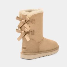 Ugg Bow Boots Worn Only A Handful Of Times Absolutely Love These, I Just Have Too Many Pairs Size 10 Ugg Bow Boots, Ugg Bow, Virtual Wishlist, Ugg Boots With Bows, Uggs Boots, Tall Uggs, Bow Boots, Shoes Ugg, Kawaii Clothes