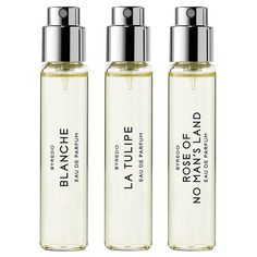 Byredo is well-versed in crafting elevated scents that make an impression on any fragrance collection. This presentation box features three iconic floral scents from Byredo: Blanche, La Tulipe, and Rose of No Man’s Land. Three scents 12ml vials Style No: 100193 Byredo Set, Verso Skincare, Mojave Ghost, Surratt Beauty, Travel Gift Set, Body Creams, Soap And Glory, Juice Beauty, Clean Skincare