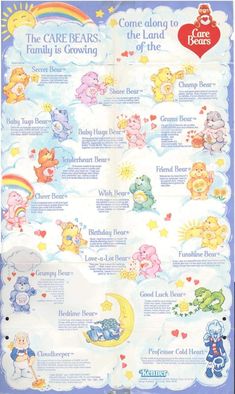 the care bears family is growing poster