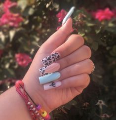 Cow Print Tattoo, Country Acrylic Nails, Edgy Nails, Western Wall, Long Acrylic Nails Coffin