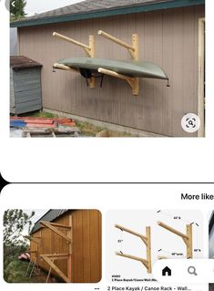 the instructions for how to build a wooden surfboard rack