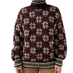 Vintage J. Crew Mens Hand Knit Wool Snowflake Christmas Turtleneck Sweater Sz M Size M Color: brown & red Material: 100% wool Turtleneck  Excellent vintage condition  Collar to hem: 28"  Pit to pit: 21"  Sleeve: 25"  Modeled on a medium/size 6/ 5 foot 7/ 140lbs/ 34 C/ 28" inch waist Wool Snowflake, Vintage J Crew, J Crew Mens, Pullover Sweater Men, Christmas Sweater Men, Jcrew Sweater, Snowflake Christmas, Wool Turtleneck, Classic Christmas